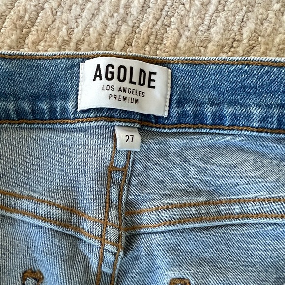 AGOLDE Nico Jean High Rise Slim Fit in Embark Wash, A093 1090, Size 27 - Picture 3 of 12